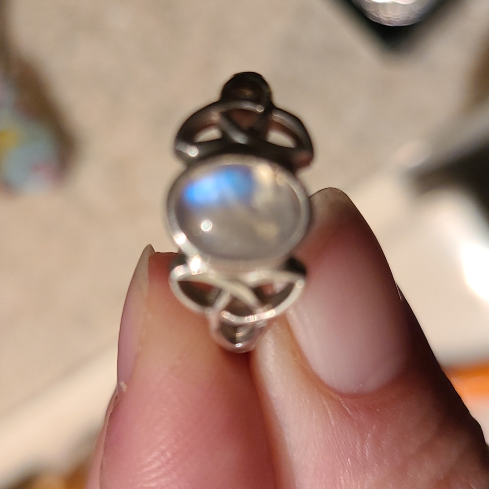 Moonstone ring - Picture 5 of 5